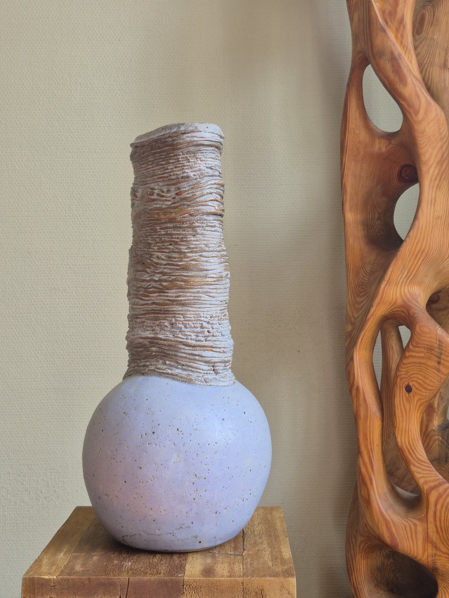 Sculptural Studio Pottery Vase-photo-2