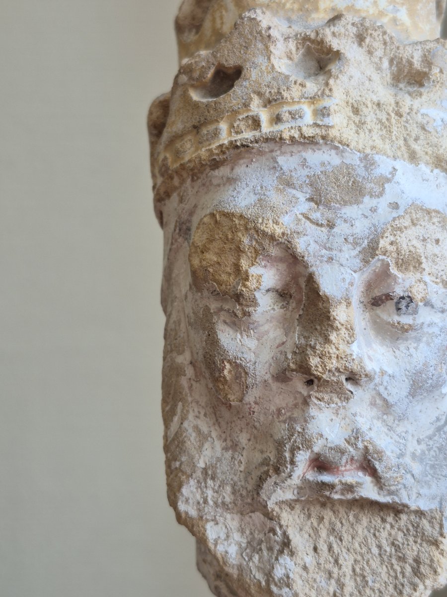 Sculpture Of Saint Peter – France, 15th Century-photo-5
