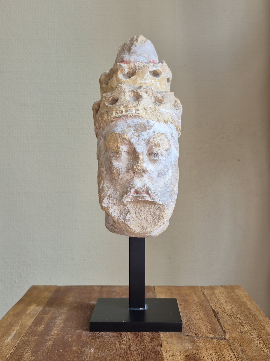 Sculpture Of Saint Peter – France, 15th Century-photo-7