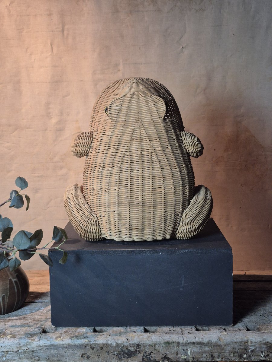 Vintage Froggy Magazine Rack By Olivier Cajan-photo-3