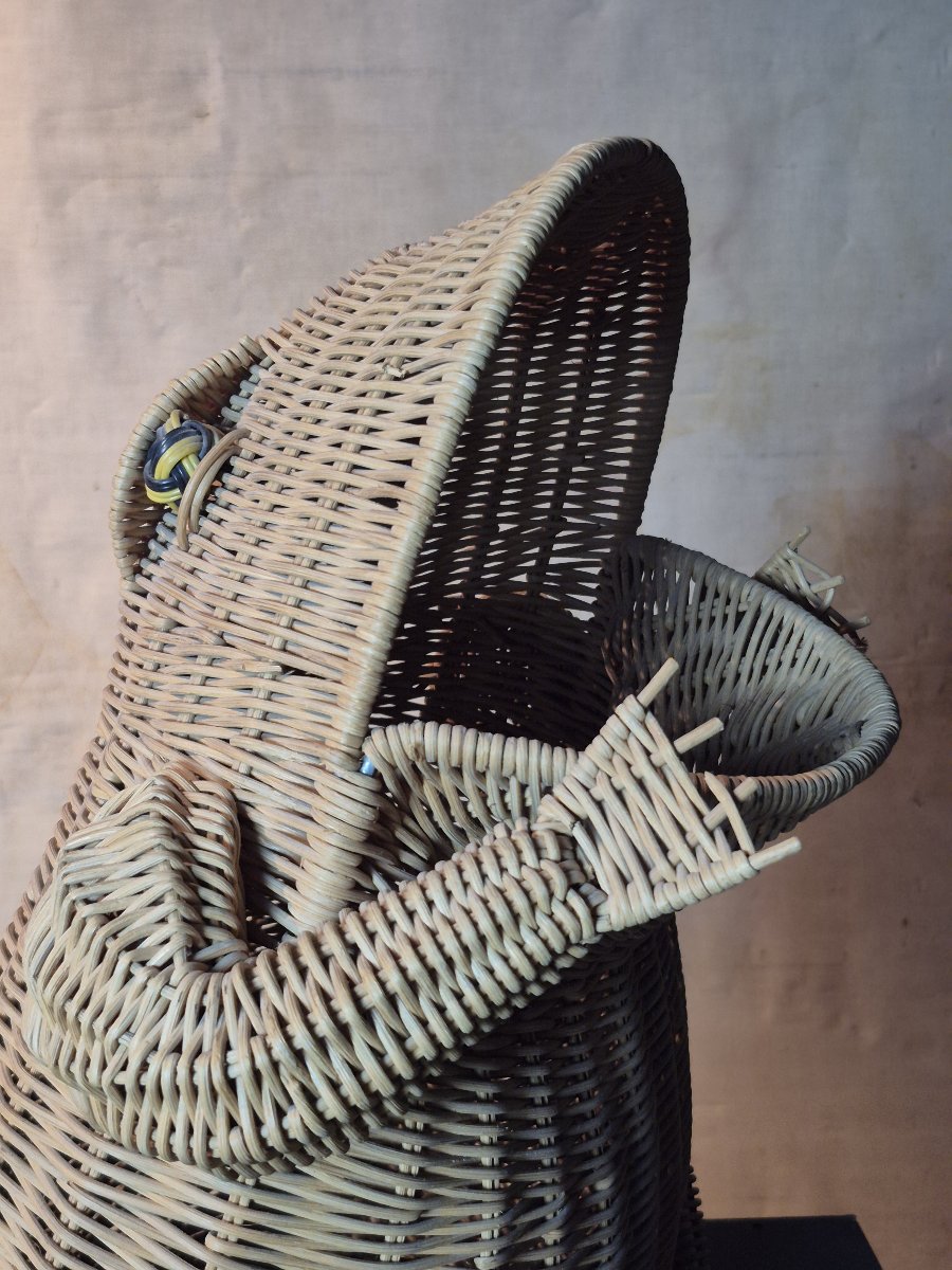 Vintage Froggy Magazine Rack By Olivier Cajan-photo-3