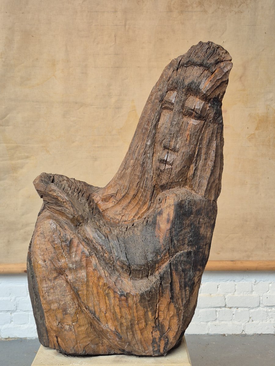 ´the Sitting Woman' By Omer Gielliet' (1925-2017)