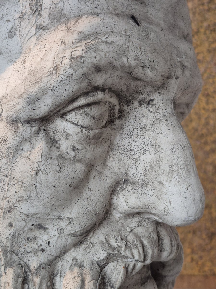 Old Plaster Fragment Of Socrates-photo-1