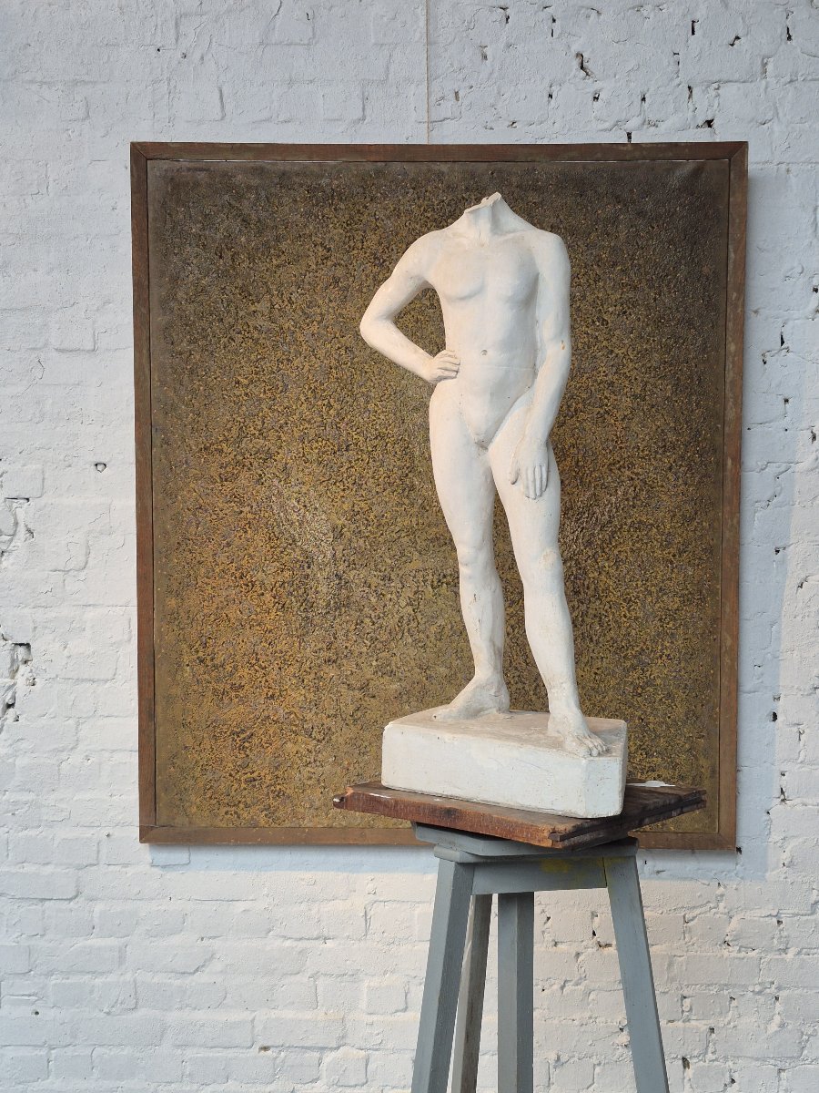 Old Plaster Male Study-photo-2