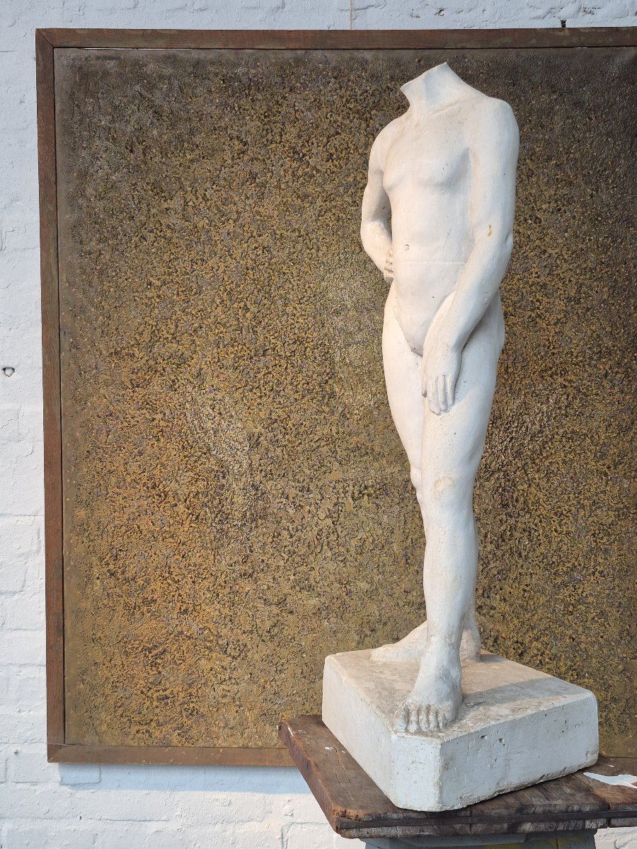 Old Plaster Male Study-photo-3