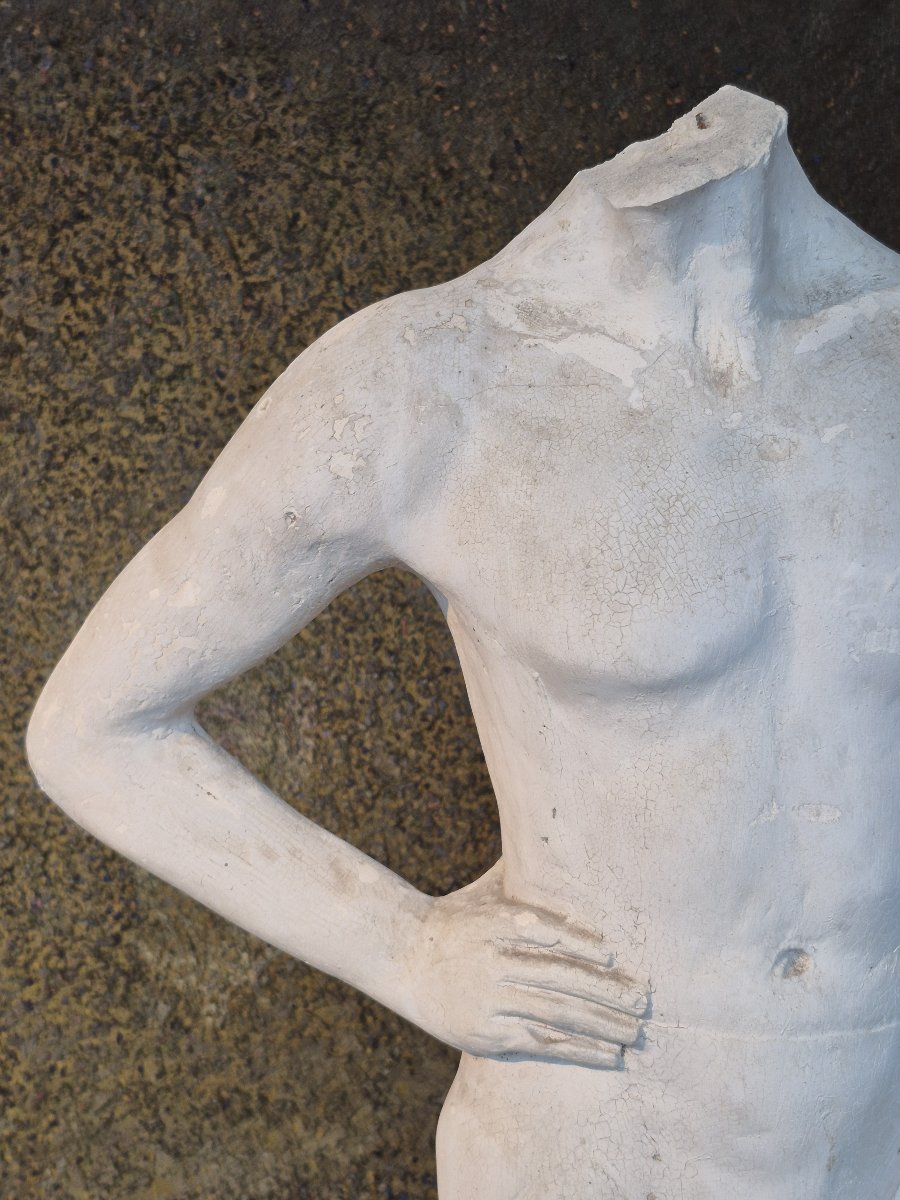 Old Plaster Male Study-photo-4