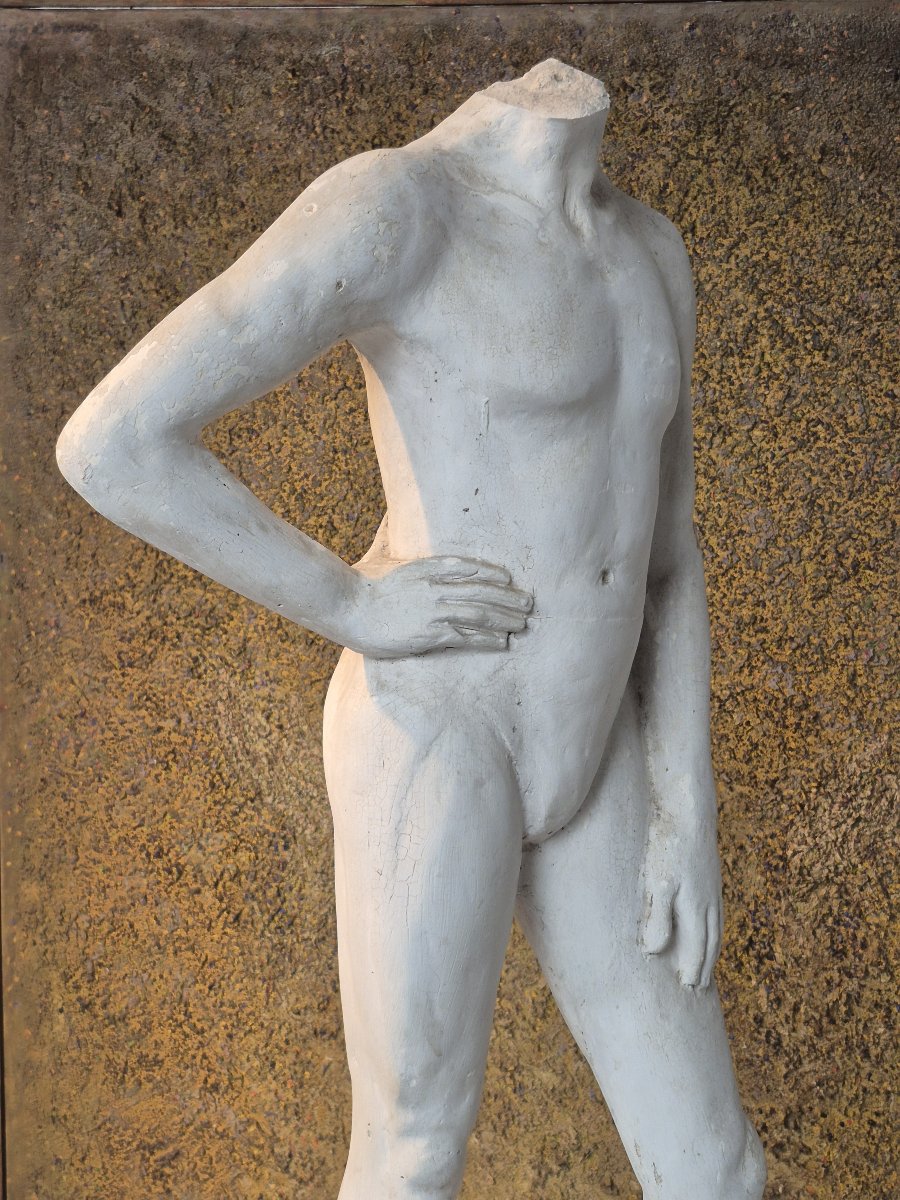 Old Plaster Male Study-photo-8