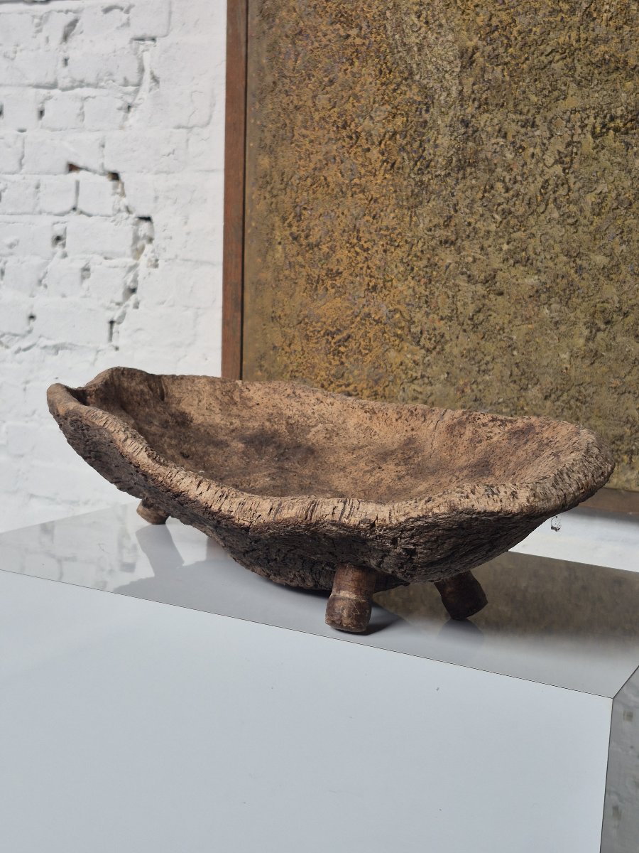 Sculptural Folk Art Bowl-photo-2