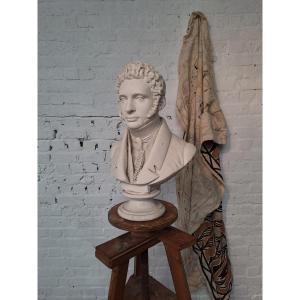 Plaster Bust Of A Noble