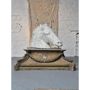 Ancien cheval en plâtre « Basilique Saint-Marc » Venise