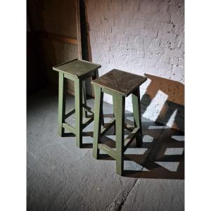 Anciens sellettes de chantier naval