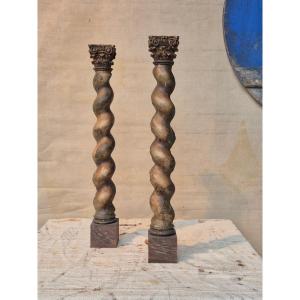 Colonnes corinthiennes du XVIIIe siècle