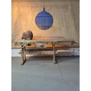 Brut Industrial Wooden Console Table