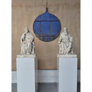 A Pair Of Plaster Workshop Studies 19thc