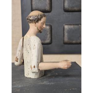 Fragment de statue de santo, XIXe siècle
