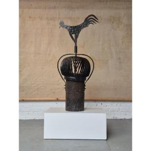 Old Chimney Ventilation Weather Vane