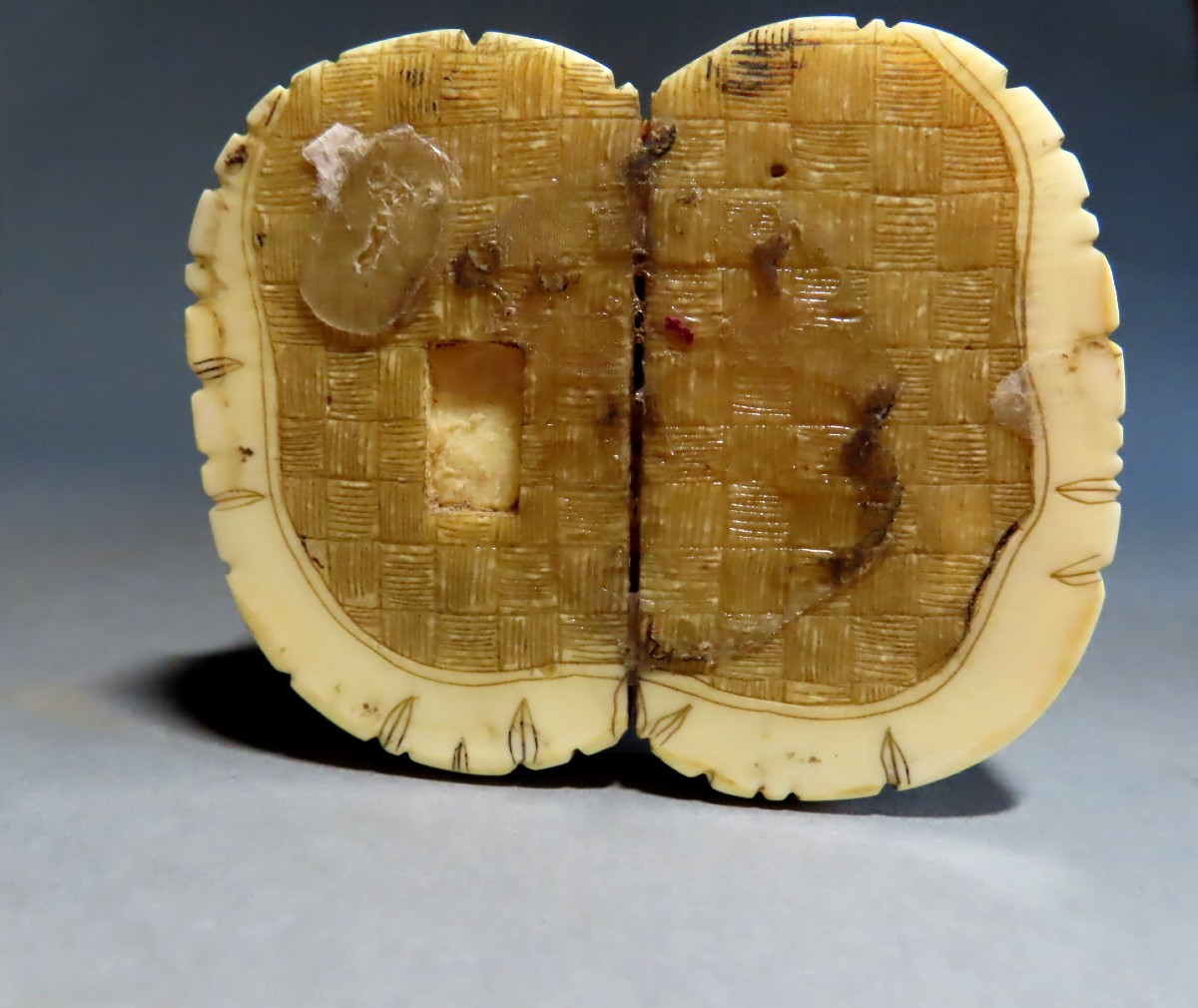 Okimono en ivoire. Le Sage, Benten et les Oni. Japon époque Meiji (1868-1912 )-photo-4