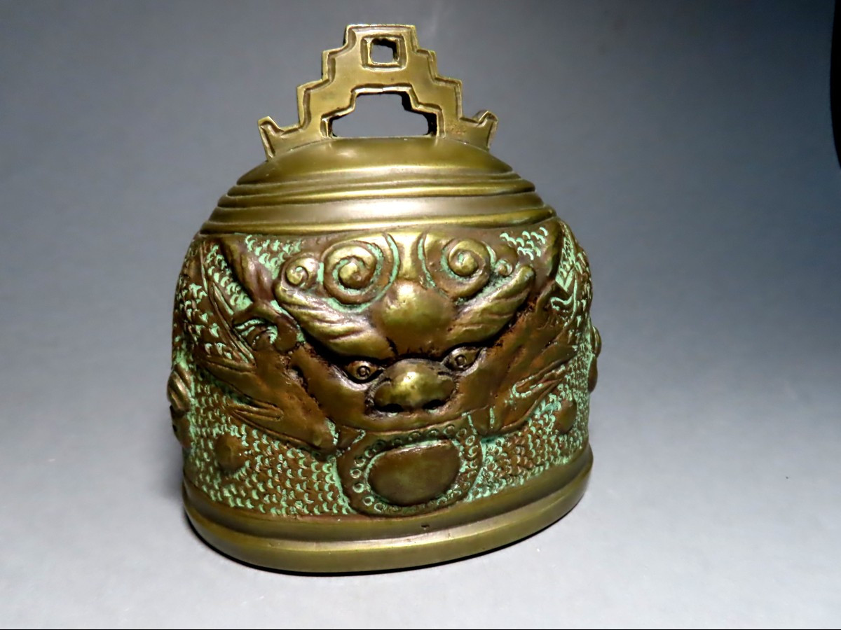 Bronze Table Gong. Indochina, 19th Century.-photo-3