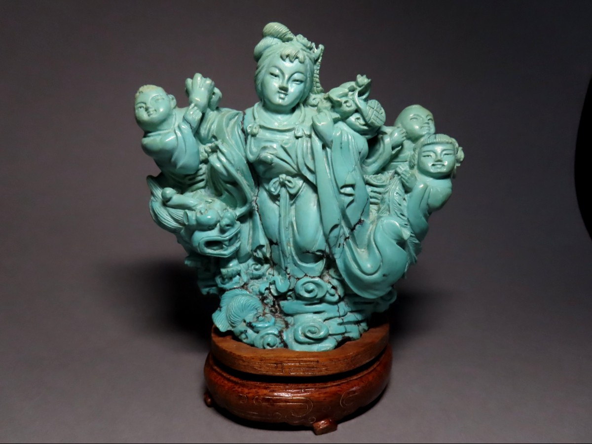 Turquoise Group. China, Early 20th Century.