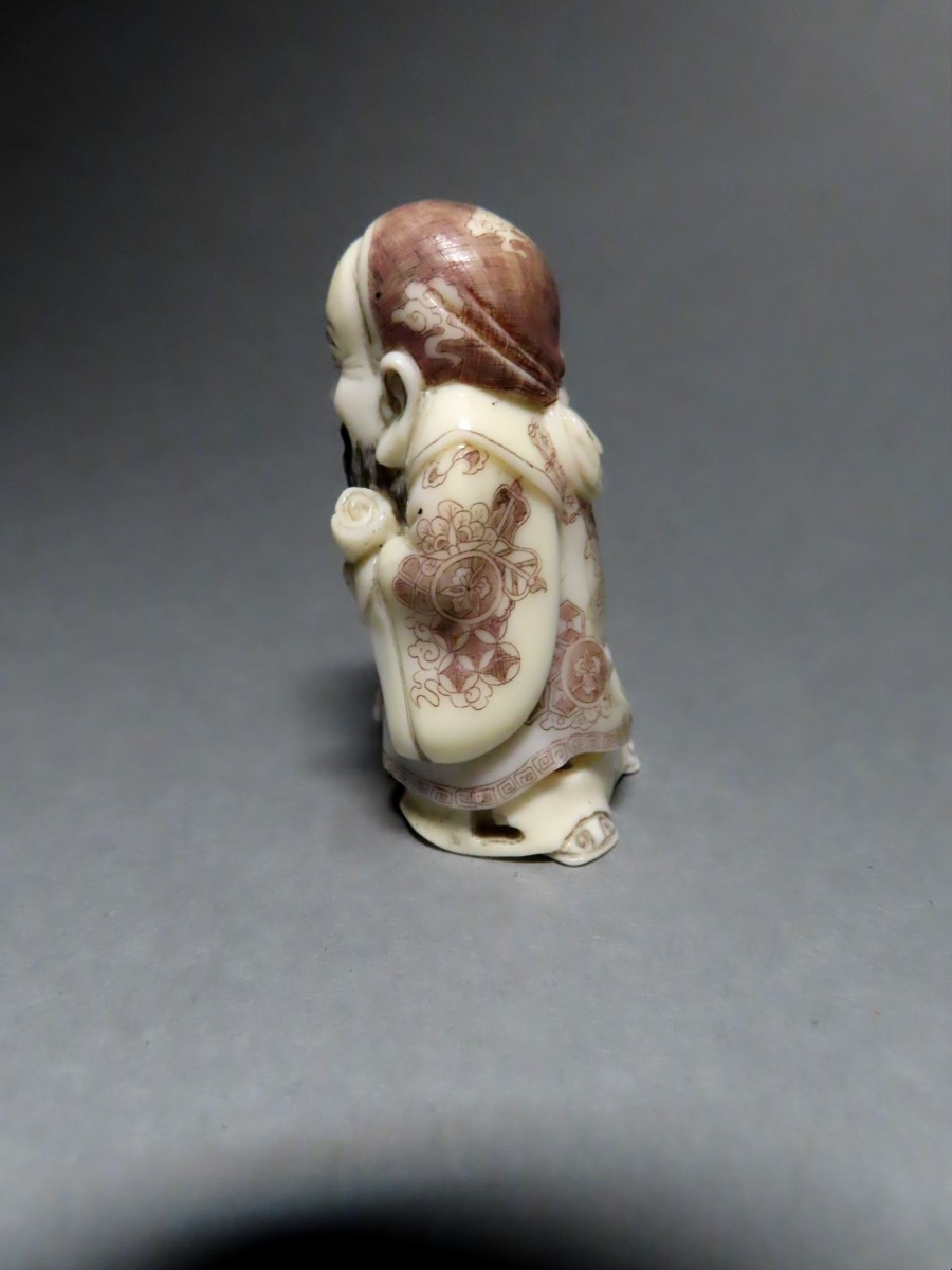 Erotic Ivory Kimono. Curiosa. Japan, Tshowa Period-photo-2
