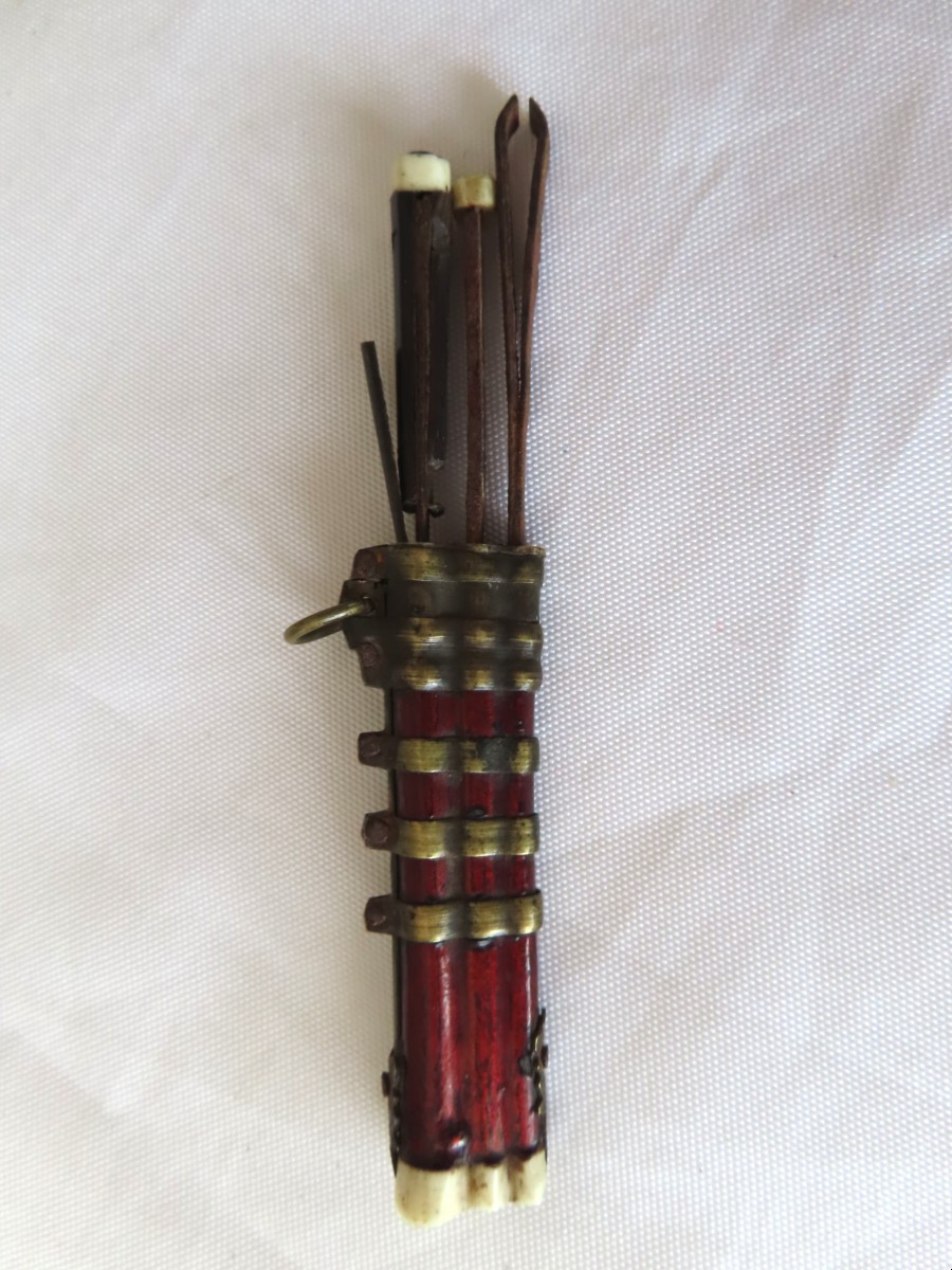  Nécessaire pour curer les pipes à opium. Chine XIXème-photo-2