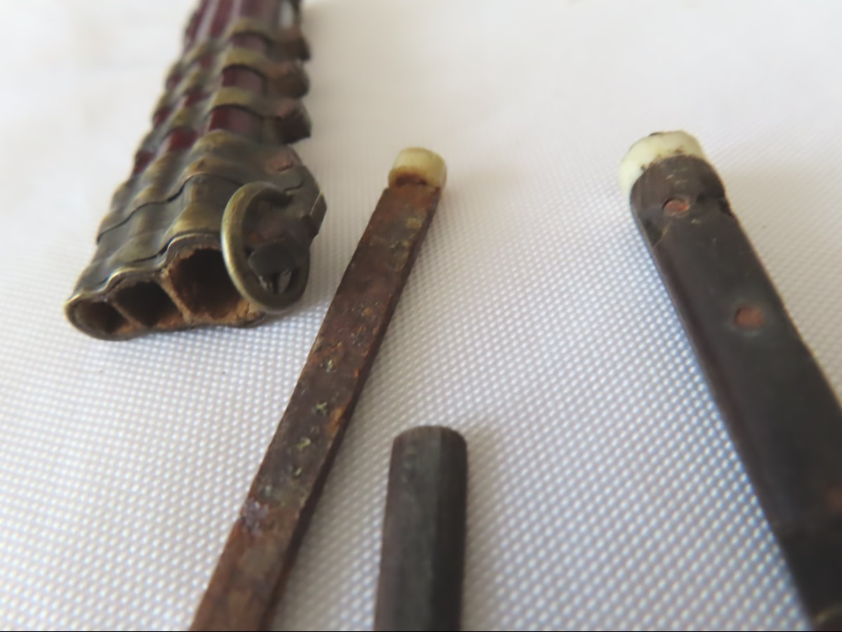  Nécessaire pour curer les pipes à opium. Chine XIXème-photo-4