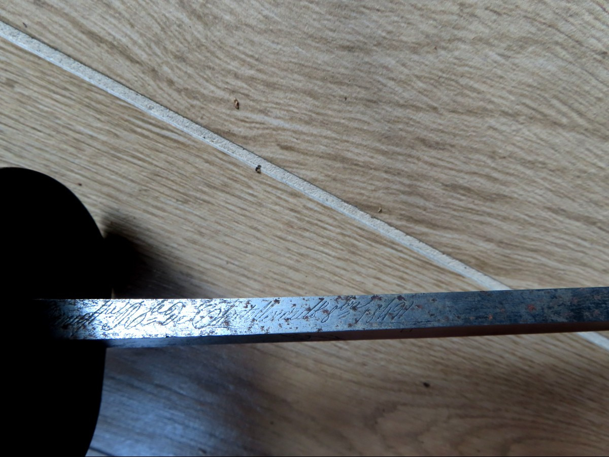 Sabre d'abordage, cuillère à pot, Chatellerault 1849.-photo-3