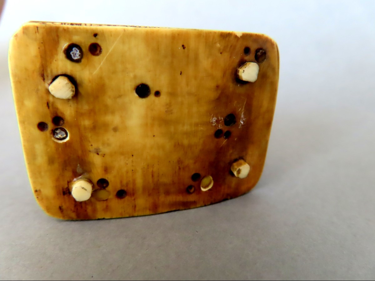 Okimono In Ivory. Group Of Craftsmen. Japan Meiji Period (1868-1912 )-photo-3