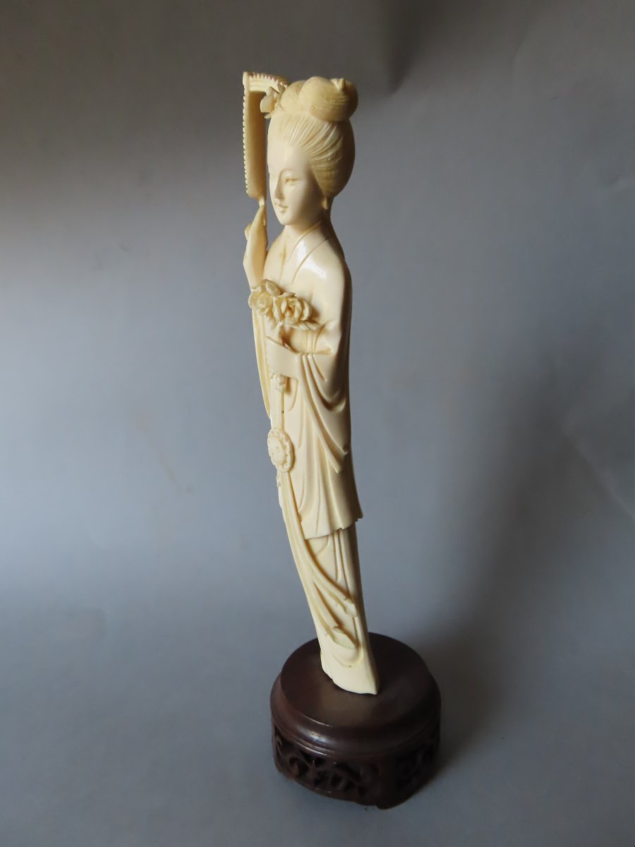 Ivory Okimono. Elegant. China, 1930s–1940s-photo-2