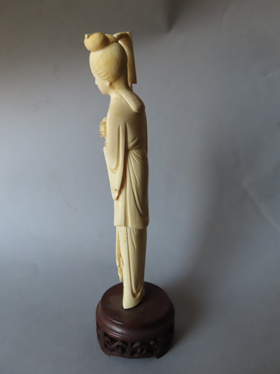Ivory Okimono. Elegant. China, 1930s–1940s-photo-3