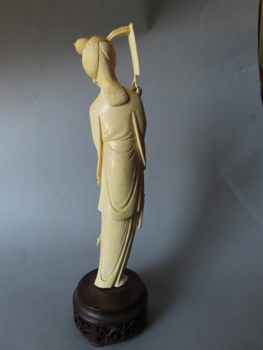 Ivory Okimono. Elegant. China, 1930s–1940s-photo-4