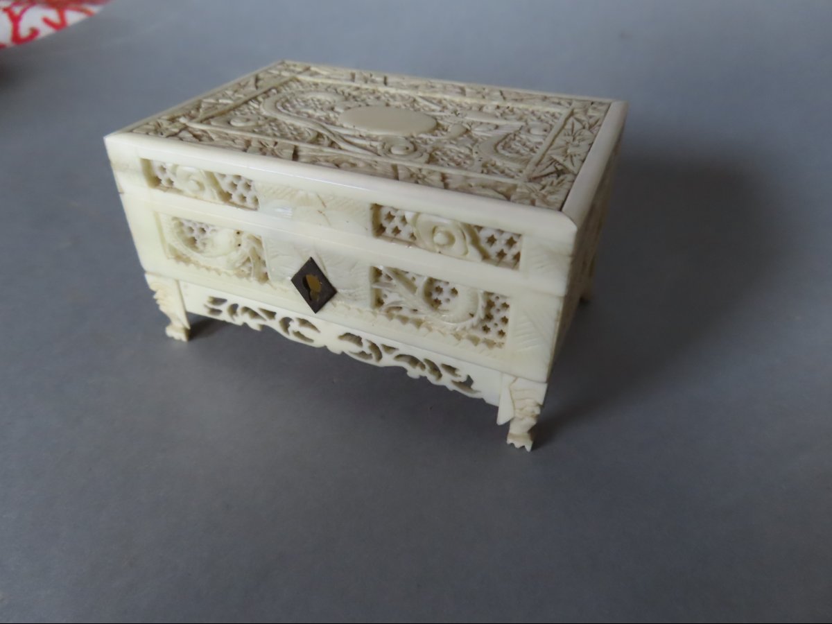 Ivory Box. China, 1920s–1930s.