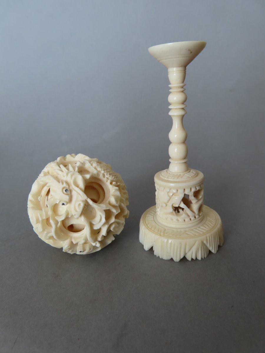 Ivory Canton Ball. China, 1930–40-photo-2