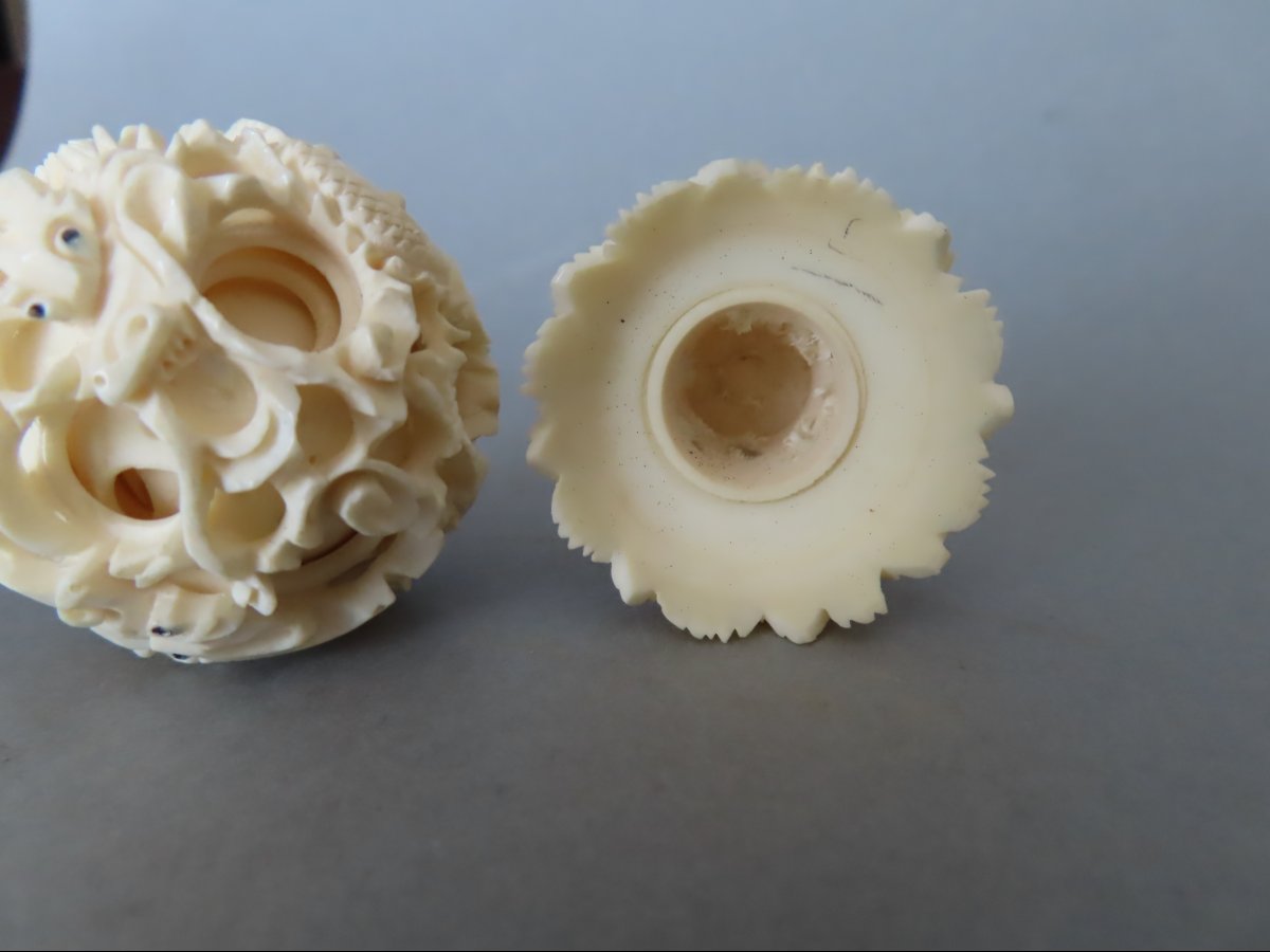 Ivory Canton Ball. China, 1930–40-photo-2