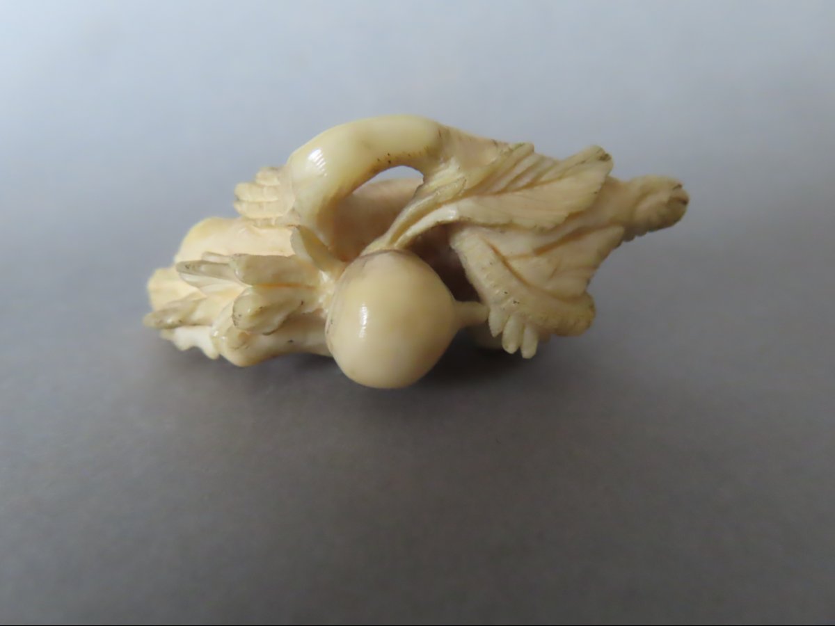 Netsuke au rat. Japon époque Meiji (1868-1912 )-photo-1