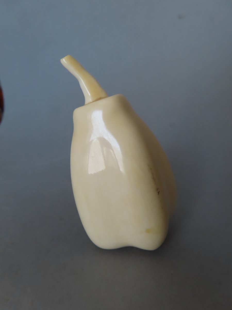 Four Exotic Fruits Carved From Ivory. Ivory Coast, 1930–40.-photo-4