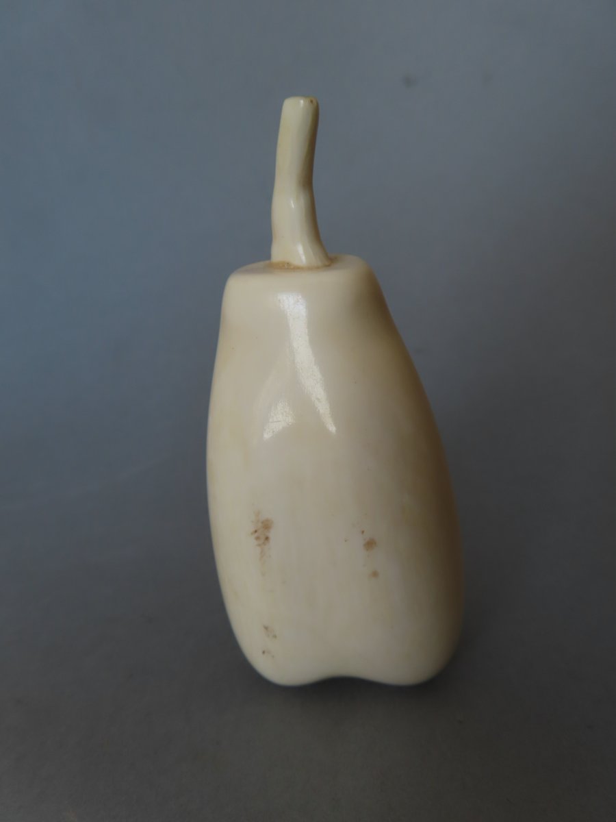 Four Exotic Fruits Carved From Ivory. Ivory Coast, 1930–40.-photo-5
