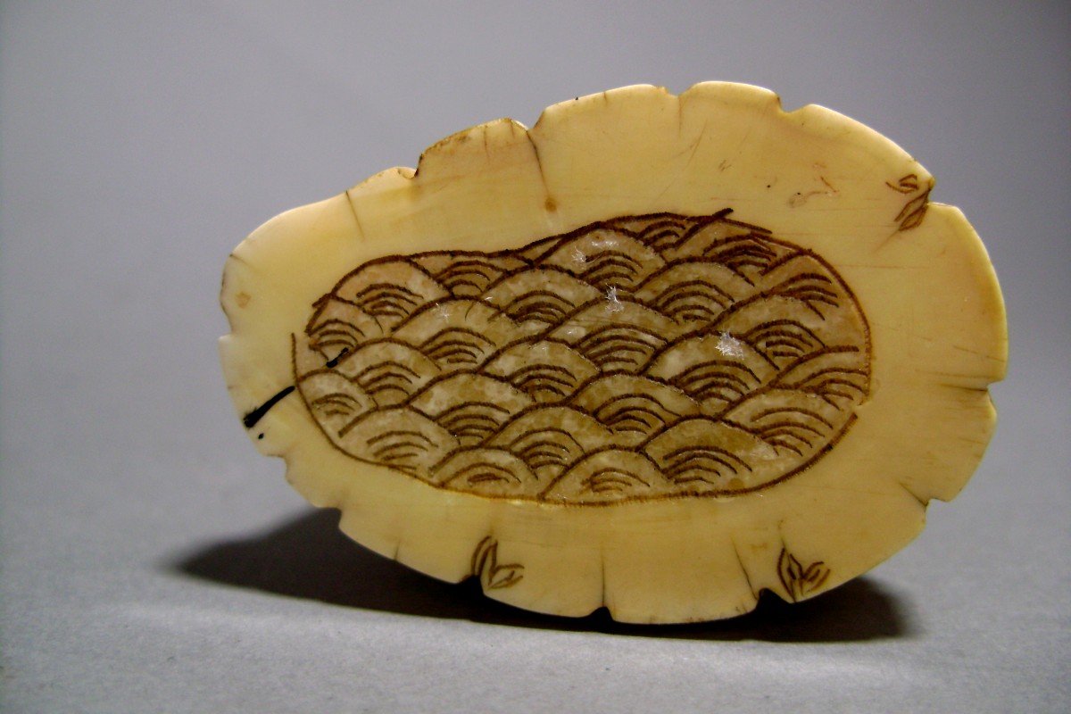 Ivory Okimonoi The Goddess Kannon. Japan Meiji Period (1868-1912)-photo-3