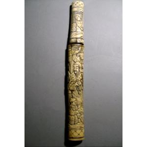 Etui de tanto en os. Samouraï. Japon début Meiji (1868-1912 )