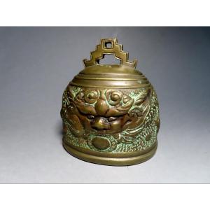 Bronze Table Gong. Indochina, 19th Century.