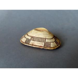 Bouton de cérémonie africain. Début XXème