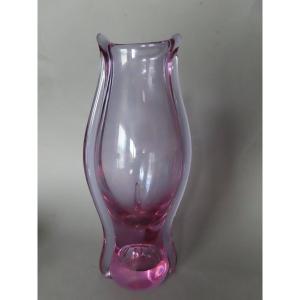Vase.  Miloslav Klinger (1922–1999). Zelezny Brod Glassworks. Czechoslovakia.