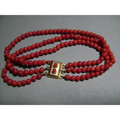 Red Corail Bracelet Necklace