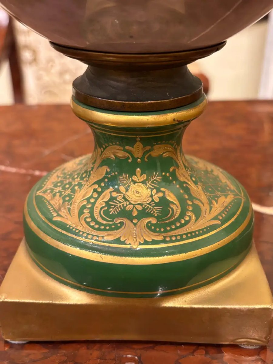 Sèvre - H.DESPREZ , Paire de vases en porcelaine , XIXe siècle, 42 cm -photo-6