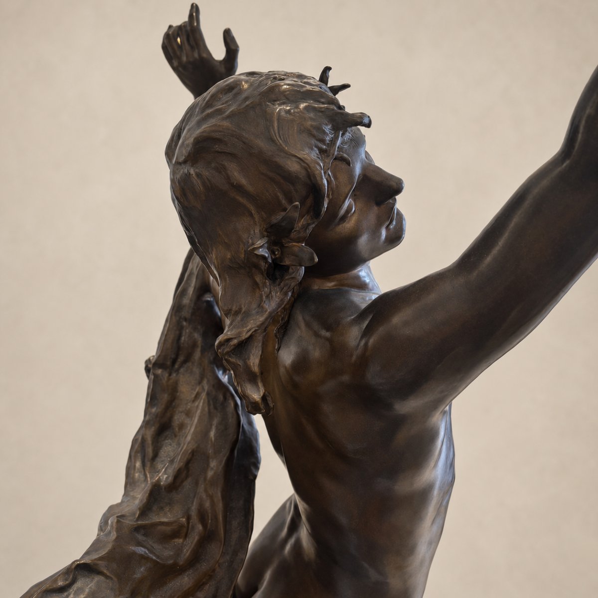 La Douleur d’Orphée – Important bronze de Raoul Verlet-photo-1
