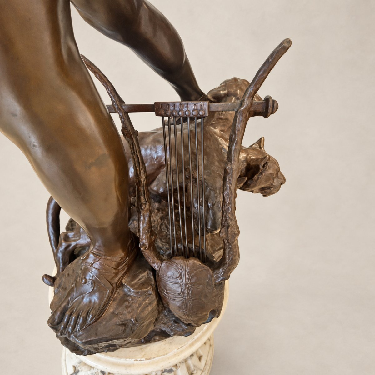 La Douleur d’Orphée – Important bronze de Raoul Verlet-photo-5