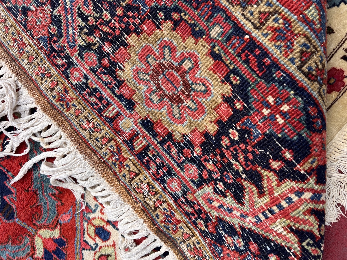 Ancien tapis heriz en parfaite état -photo-3