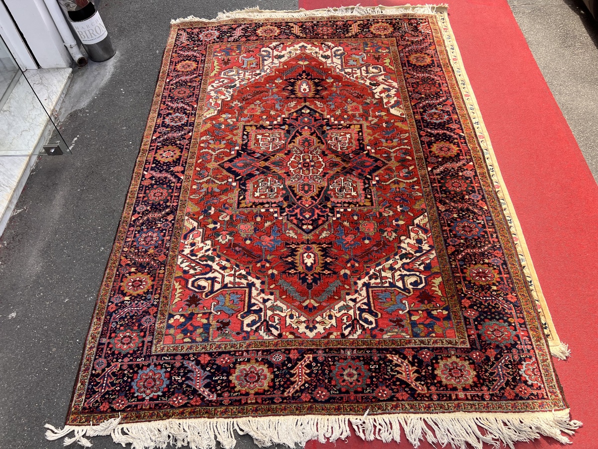 Ancien tapis heriz en parfaite état 