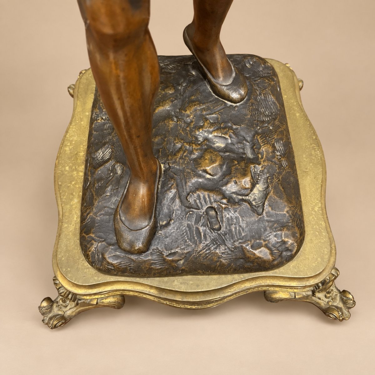 Orientalist Water Carrier, Bronze Sculpture By Debut-photo-6