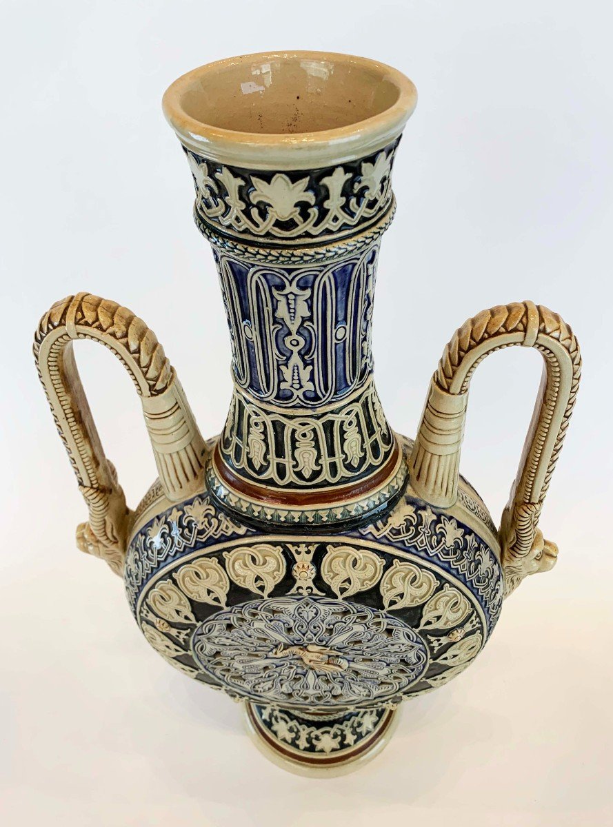 Vase En Porcelaine 19 S Style Orientaliste -photo-1